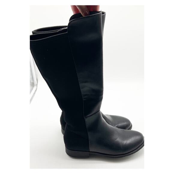 Stuart Weitzman 5050 Nappa Leather Over the Knee Riding Boot 5 Black - Picture 5 of 9